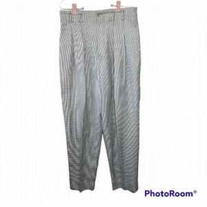 Vintage Danielle B Ultra High Rise Ribcage Houndstooth Pleated Trouser Pants